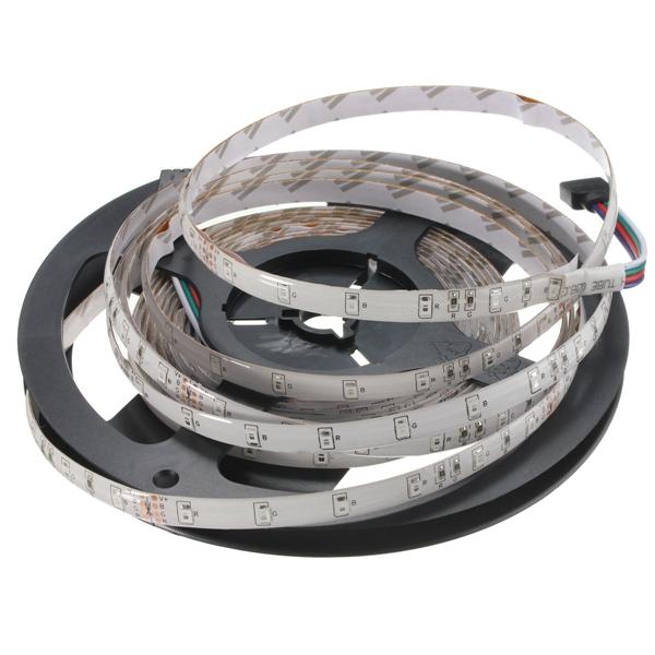 5M LED- Band, 12V, Weiss / warmes Weiss / Rot / Grün