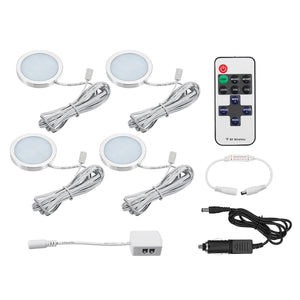 4Stk 12V LED-Einbauleuchte für Dachmontage in Camper, Warmweiss PUK