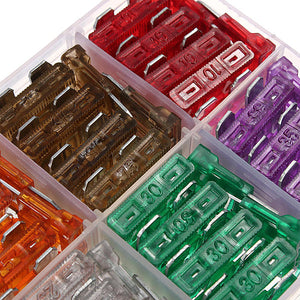 100Stk. Standard Sicherungs- Kit: 2A 3A 5A 7.5A 10A 15A 20A 25A 30A 35A