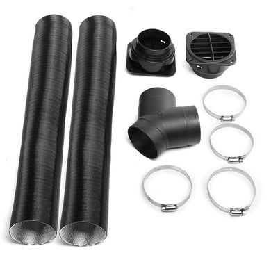 75mm Heizungsrohrkanal + Warmluftauslass für Dieselheizungen o.ä.