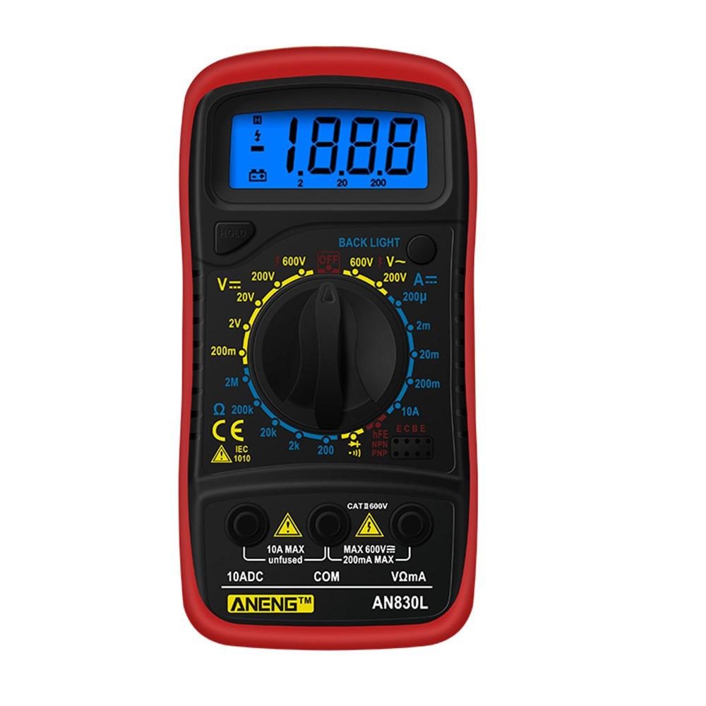Digitales LCD-Multimeter, Voltmeter, Amperemeter, AC DC, OHM
