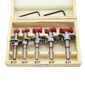 5Stk Forstnerbohrerset 15mm 20mm 25mm 30mm 35mm
