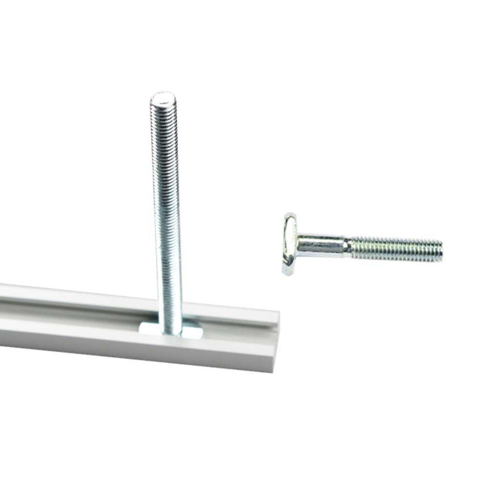 500-800mm Rail en T Rainure en T Alu, 19x9,5mm