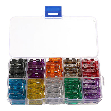 100Stk. Standard Sicherungs- Kit: 2A 3A 5A 7.5A 10A 15A 20A 25A 30A 35A
