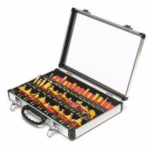 35- teiliges. 6.35mm Schaft Fräser-Set, Hartmetall-Holzbearbeitungsfräser