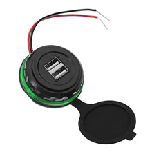Laden Sie das Bild in den Galerie-Viewer, USB Einbauelement, Eingang: 12-24V Ausgang: 2x 3.1A USB