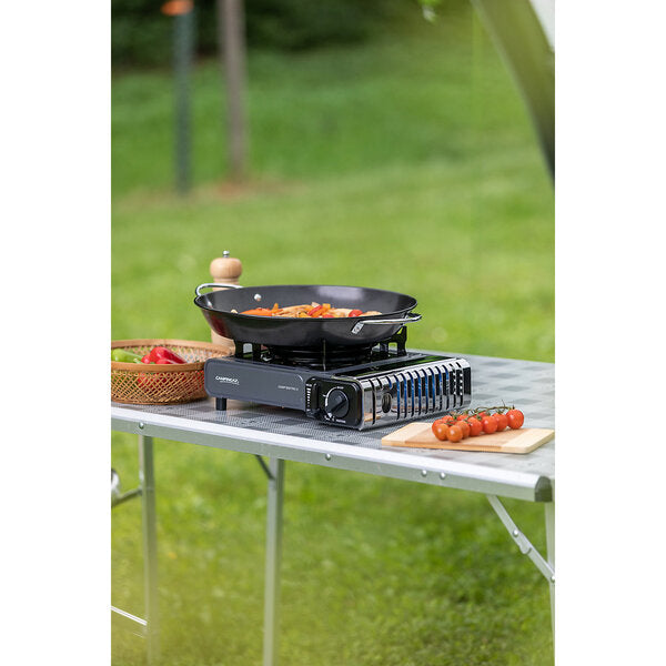 Gaskartuschenkocher Camp ́Bistro® 3   2.2kW, Brenndauer 1,40 Std. (Volllast) inkl. Koffer