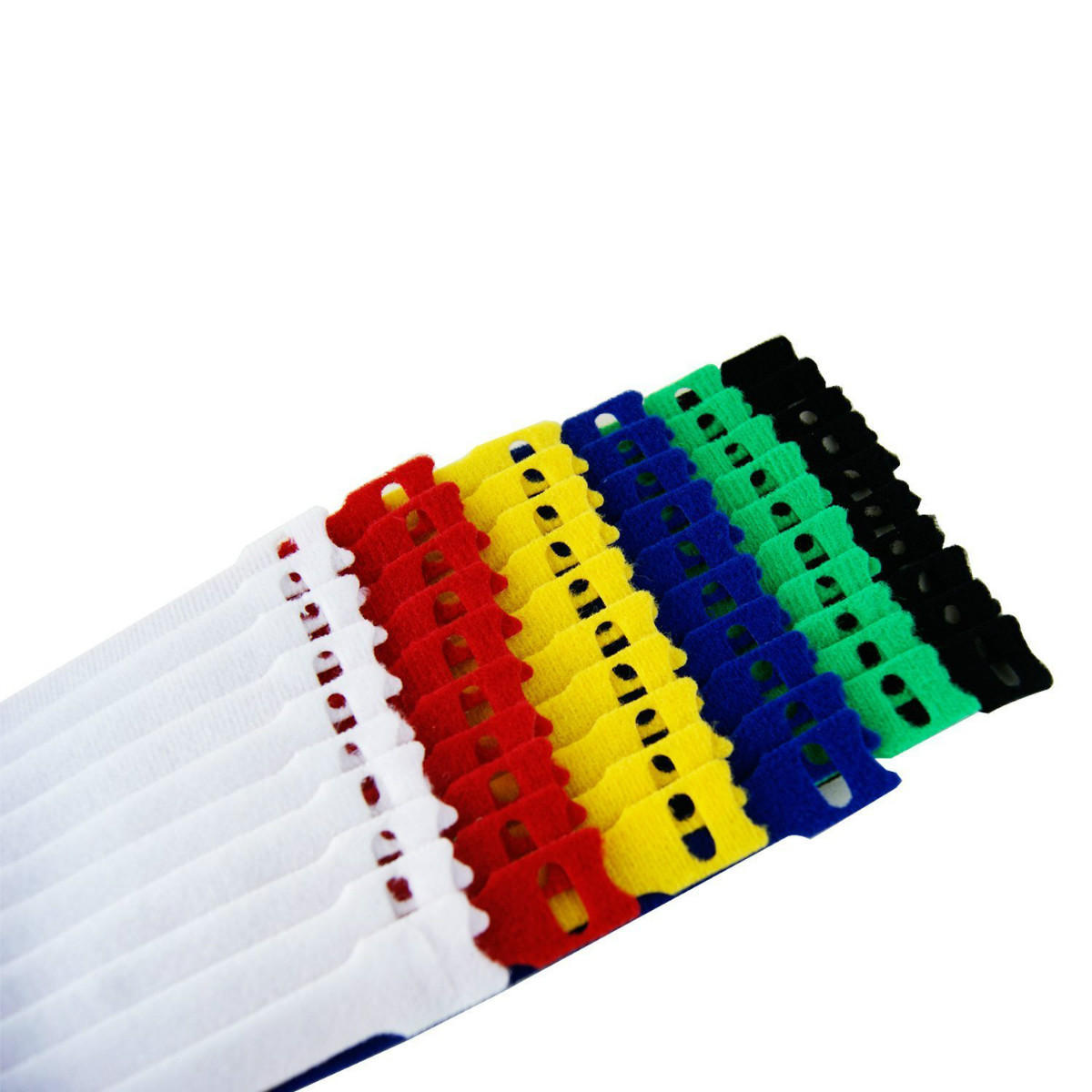 50 reusable cable ties, Velcro tape