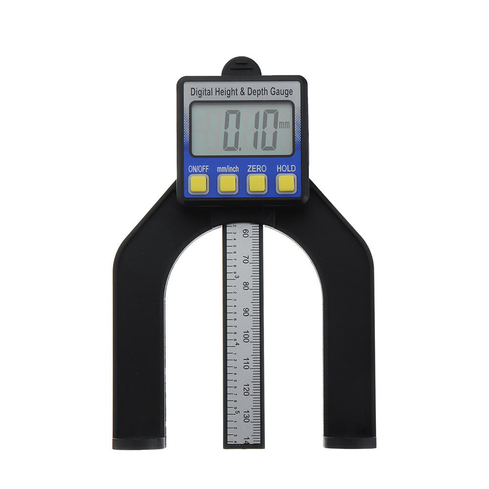 Digital height gauge / depth gauge for e.g. milling table saw ( depth gauge )