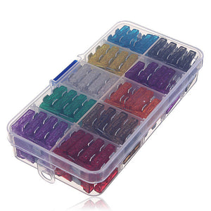 100Stk. Standard Sicherungs- Kit: 2A 3A 5A 7.5A 10A 15A 20A 25A 30A 35A