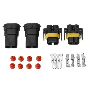 2Stk. Wasserdichte Stecker / Buchse