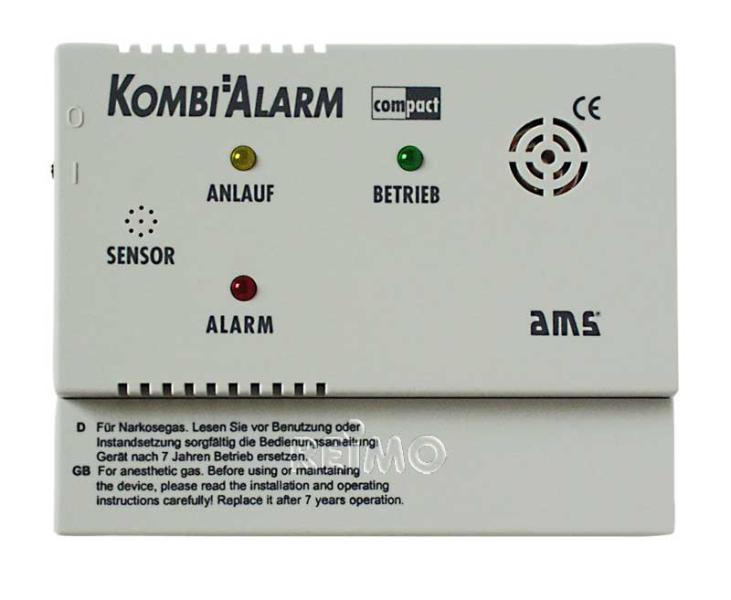 AMS Gas-Alarmgerät Kombi Compact für KO/Flüssiggas 12V