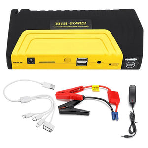 10000mAh Tragbare Auto-Starthilfe 600A Peak inkl. USB