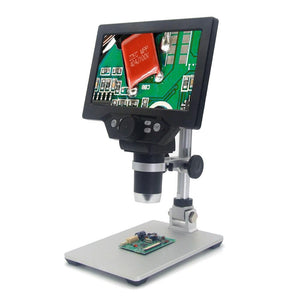 Digitales Mikroskop 12MP 7 Zoll grosser Farbbildschirm inkl. integriertem Akku