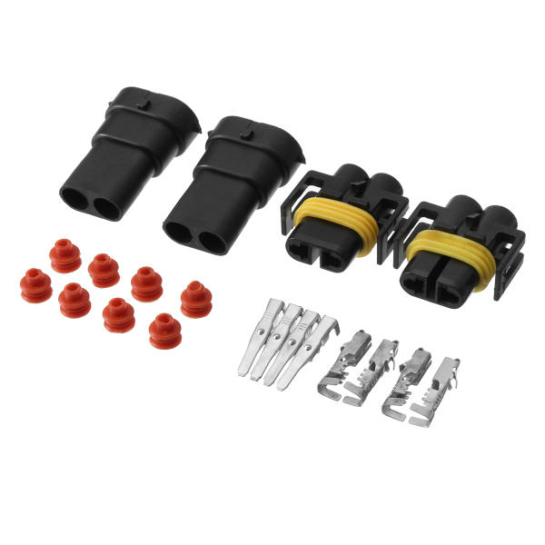 2Stk. Wasserdichte Stecker / Buchse