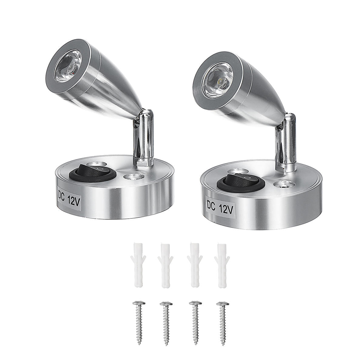 GBKDQQ 12V LED Leisten Wohnmobil - 2x 42cm Dimmbare Dachbeleuchtung