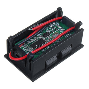 12V Voltmeter inkl. optischer Anzeige, Batterieanzeige, Stromanzeige