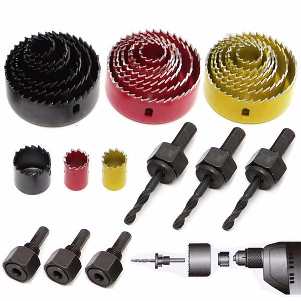 8-piece crown drill set
