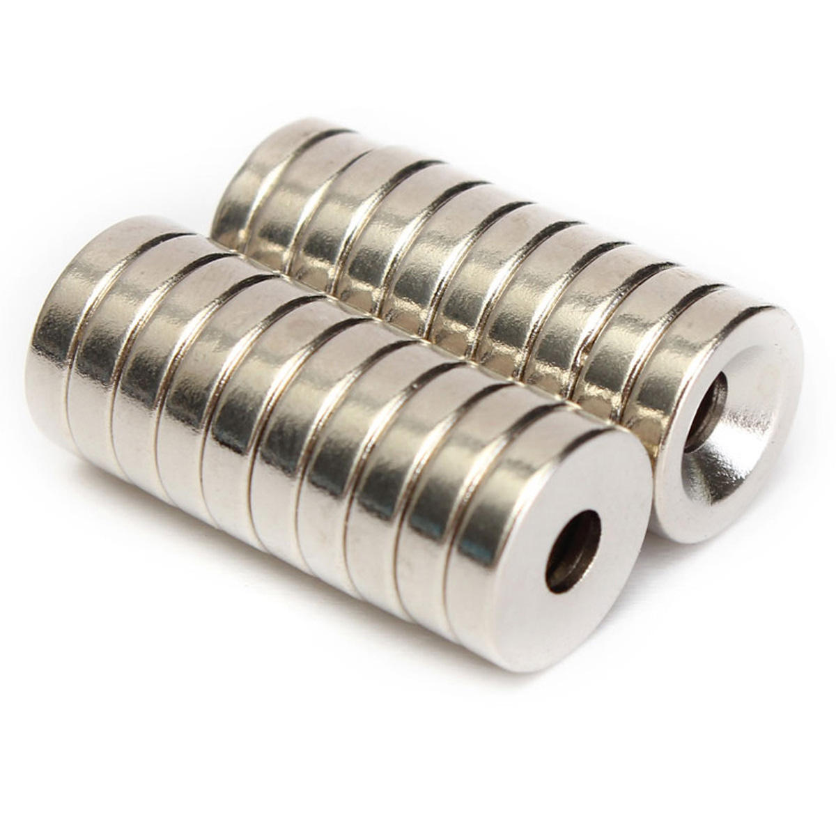20Stk. 12x3mm Magneten mit 4mm Loch, Neodym