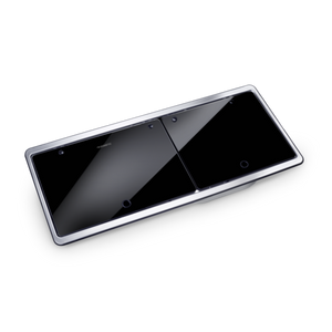 DOMETIC Kombination aus 2-Flammigem Kochfeld und Spüle mit Glasabdeckung, 760 x 325 mm