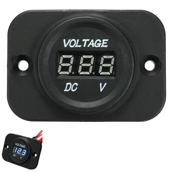 LED Voltmeter / Voltanzeige, 12V - 24V