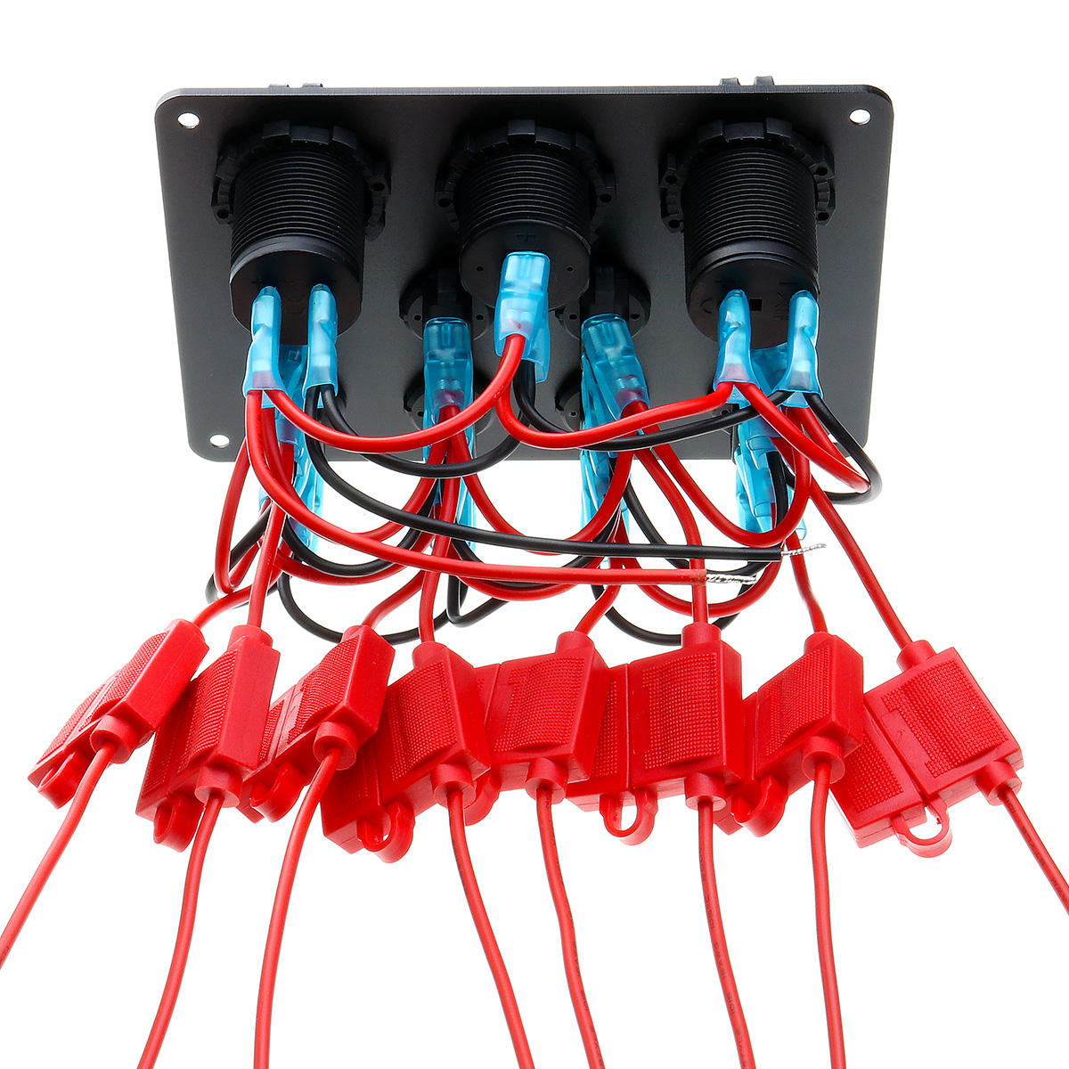 8-faches Schalter / USB / Voltmeter / Zigianzünder Panel