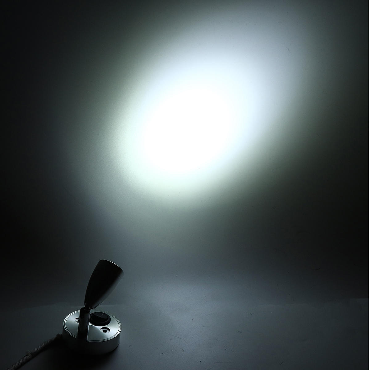 2stk. Silber 12V-LED-Innenbeleuchtung mit Schalter für Wohnmobil, Spot