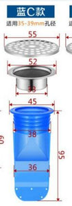 Flexibler Bodenablauf aus Silikonkautschuk, Siphon für z.B. Trockentrenntoiletten