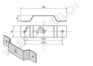 Dachzeltadapter für Frontrunner Dachträger