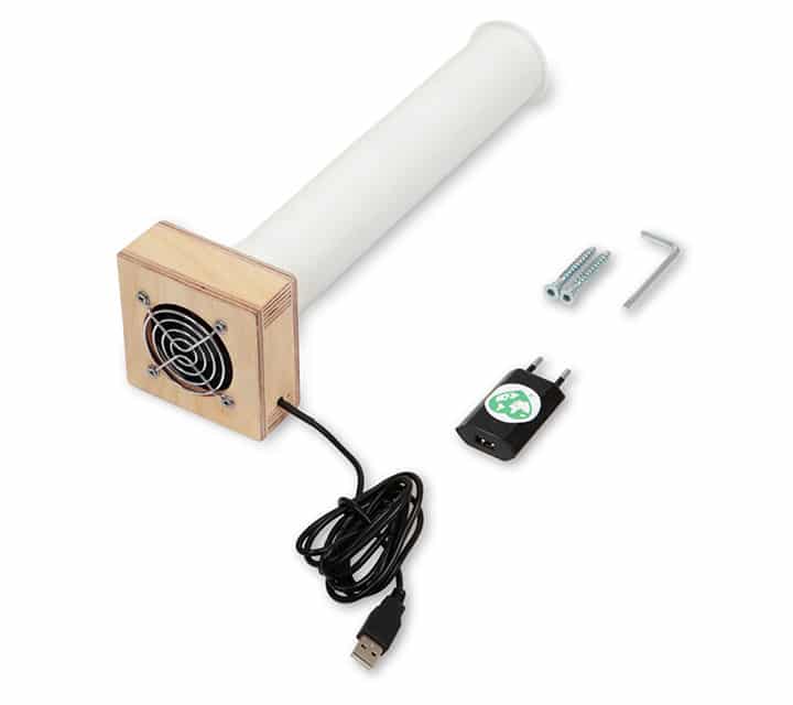 Elektrisches Abluftsystem, Trobolo, USB.