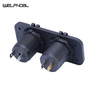 Zigarettenanzünder Steckdose 12V, USB 2.1A/1A und Zigarettenbuchse / USB Panel