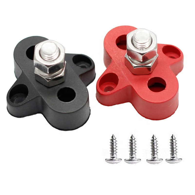 Verteil- Punkt Plus oder Minus, bis 60A, M8
