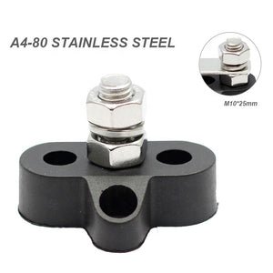 Verteil- Punkt Plus oder Minus, bis 60A, M8