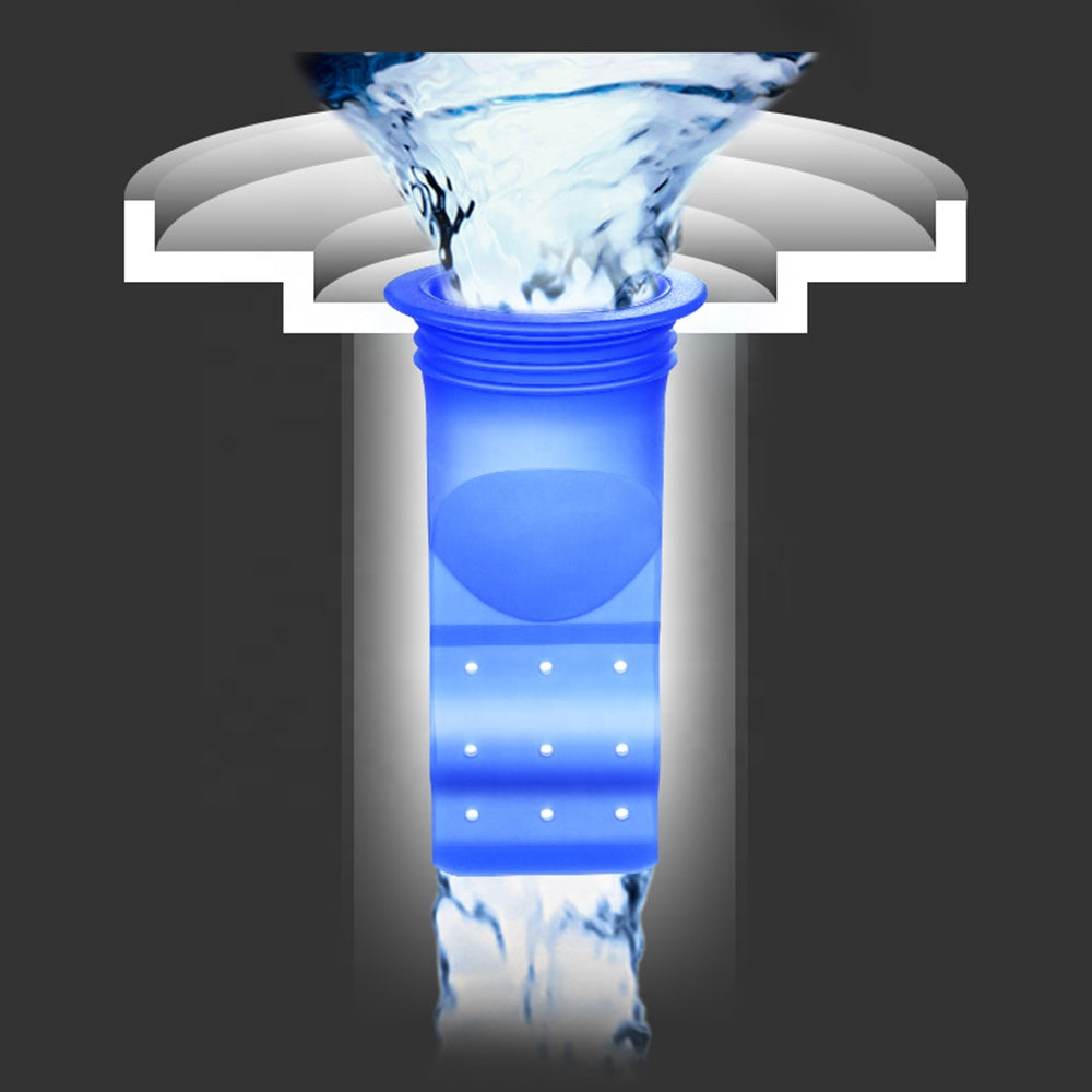 Flexibler Bodenablauf aus Silikonkautschuk, Siphon für z.B. Trockentrenntoiletten