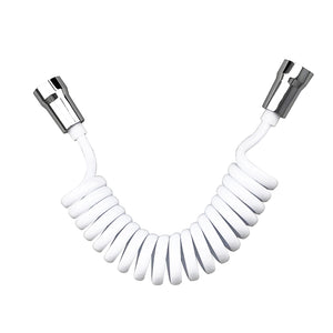 1.5m Dusch- Schlauch, Kringel- flexibles PVC, ausziehbar