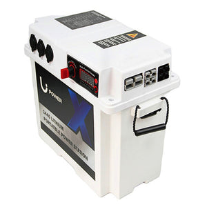 BATTERIE BOX 12 Volt ohne Batterie, inkl. 1000W Wechselrichter mit CH-Steckdose