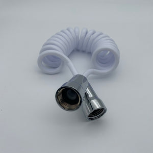 1.5m Dusch- Schlauch, Kringel- flexibles PVC, ausziehbar