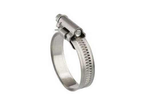 Schneckengewindeschellen Edelstahl W4, 32mm-50mm Grösse (z.B. für 40mm Schlauch)