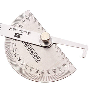 90 x 150 mm Winkelmesser mit rundem Kopf aus rostfreiem Stahl