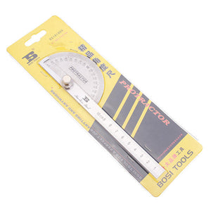 90 x 150 mm Winkelmesser mit rundem Kopf aus rostfreiem Stahl