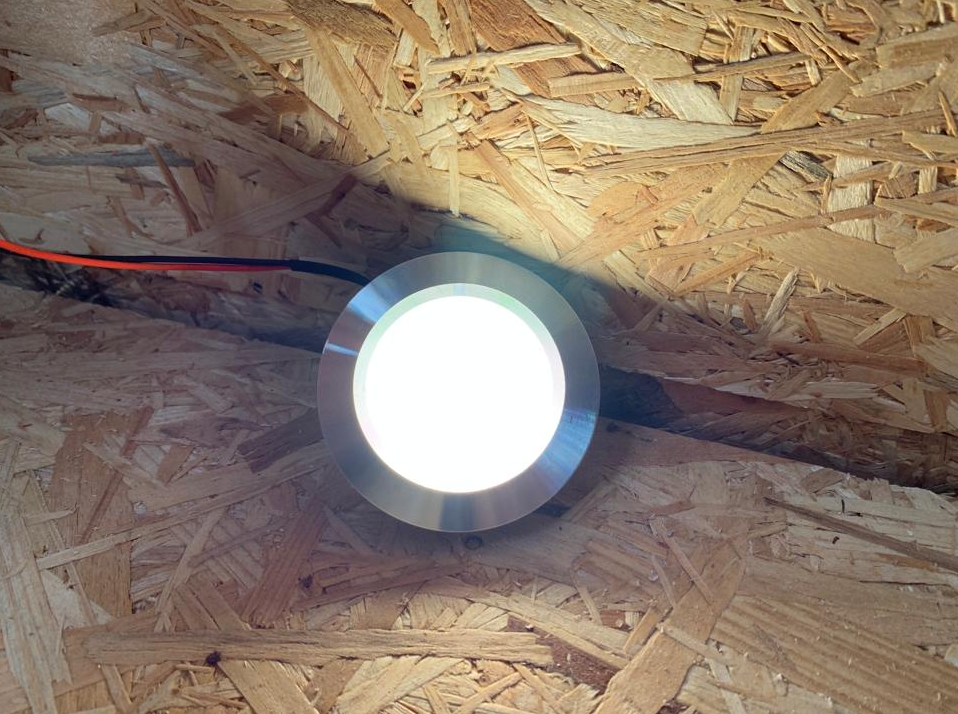 Einbau LED Leuchte Warmweiss, silber, dimmbar, 12V, silber, weiss oder schwarz