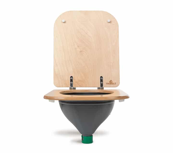 Insert pour toilettes séparatrices (blanc ou gris) & siège de toilettes