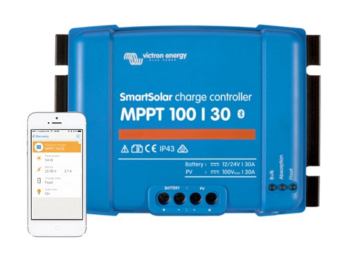 Victron Smartsolar MPPT Laderegler 12V oder 24V inklusiv Bluetooth, 15A, 20A, 30A, 50A
