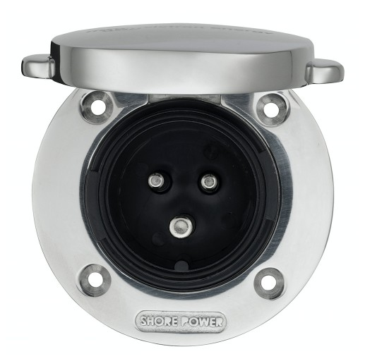 Victron 16A Edelstahl Einbau-Steckdose