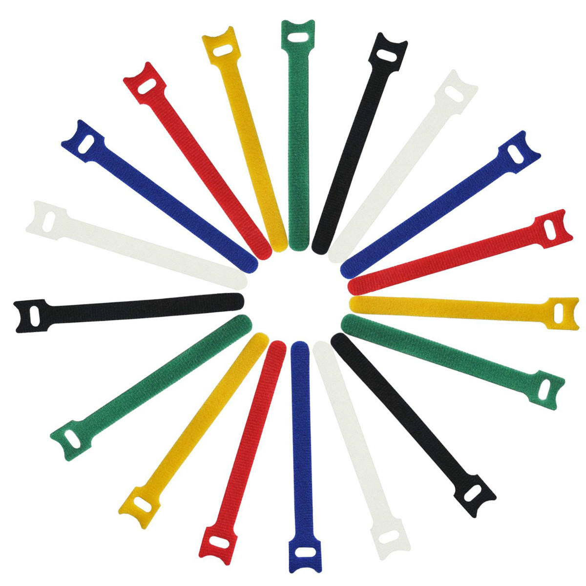 50 reusable cable ties, Velcro tape