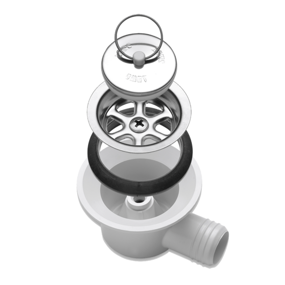 Dometic Siphon AC 540, Gewinkelter Ablauf, Ø 20mm