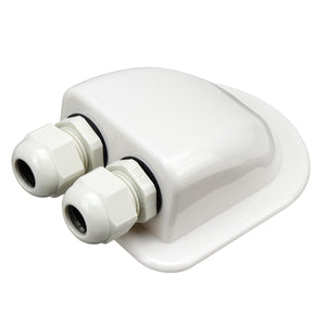 Wasserdichte Zwillingskabelverschraubung Für Kabel von 4mm bis 12mm ( Dachdurchführung)