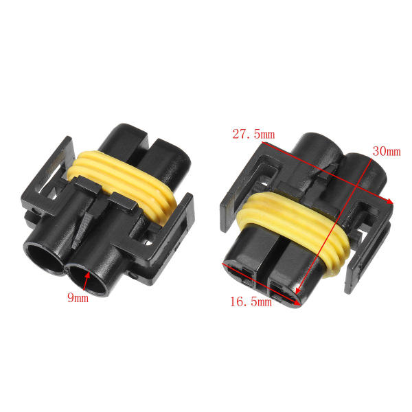 2Stk. Wasserdichte Stecker / Buchse