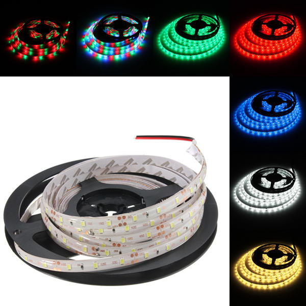 5M LED- Band, 12V, Weiss / warmes Weiss / Rot / Grün