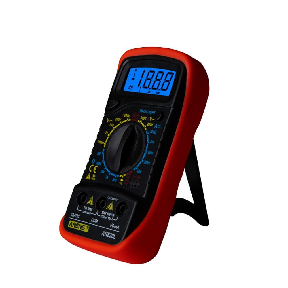 Digitales LCD-Multimeter, Voltmeter, Amperemeter, AC DC, OHM